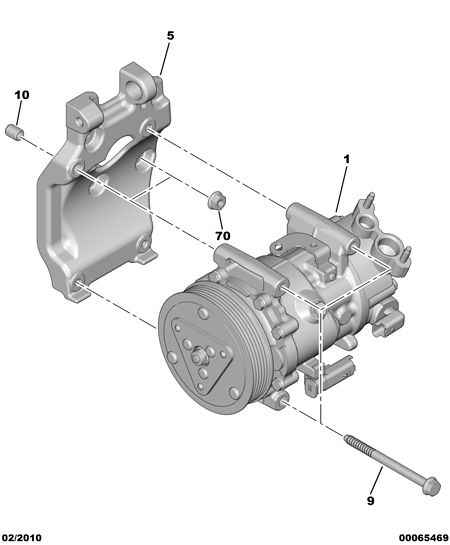 PSA 6453.WK - Compressore, Climatizzatore www.autoricambi360.it