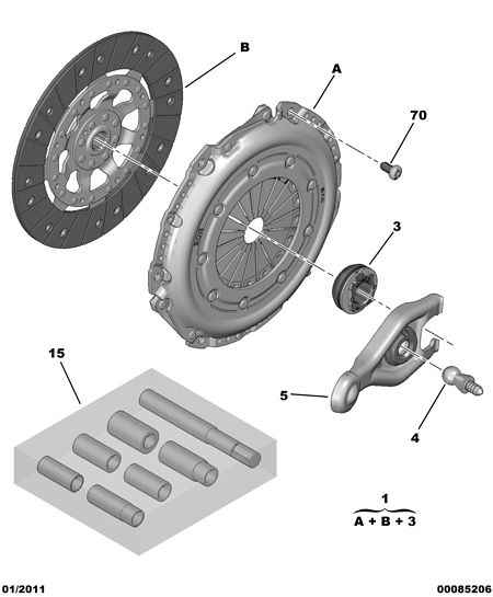 PSA 2117 66 - Forcella disinnesto frizione www.autoricambi360.it