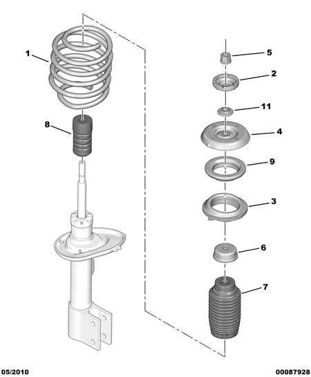 PSA 5035 58 - Supporto ammortizzatore a molla www.autoricambi360.it