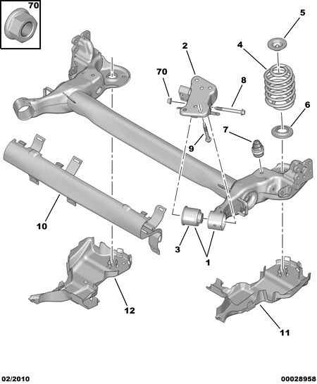 PSA 5131 E9 - Supporto, Braccio oscillante www.autoricambi360.it