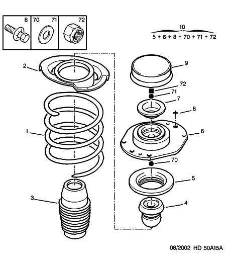 PSA 5038 62 - Supporto ammortizzatore a molla www.autoricambi360.it