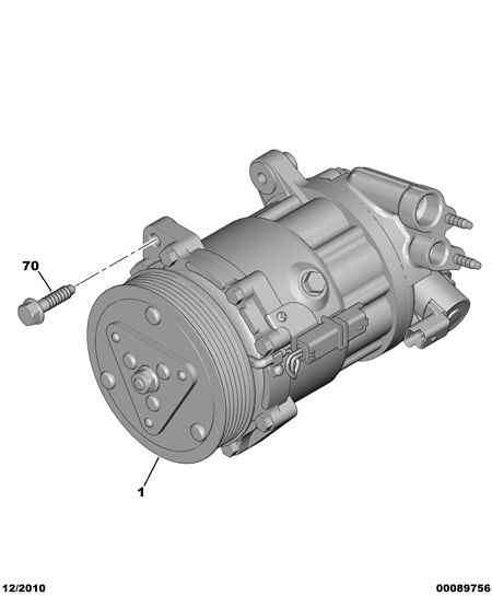 PSA 6453 QY - Compressore, Climatizzatore www.autoricambi360.it