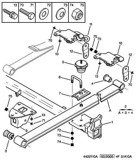PSA 5131.72 - Supporto, Molla a balestra www.autoricambi360.it