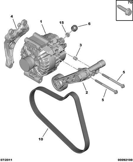 PSA 5705.NR - Alternatore www.autoricambi360.it