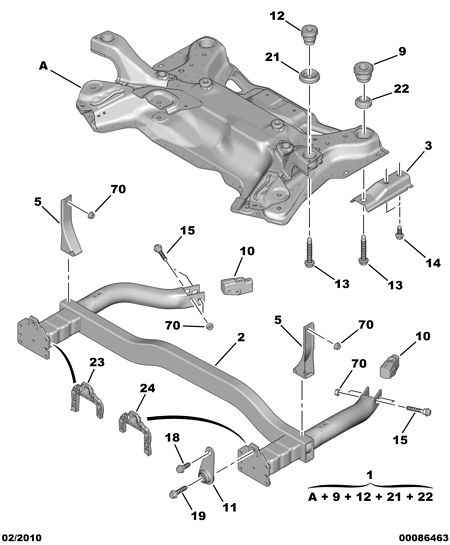 PSA 3504.35 - Supporto, Braccio oscillante www.autoricambi360.it