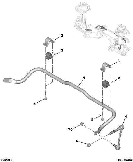 PSA 5087.52* - Asta / Puntone, Stabilizzatore www.autoricambi360.it