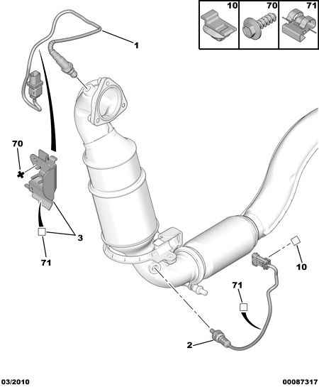 PSA 1618 V3 - Sonda lambda www.autoricambi360.it