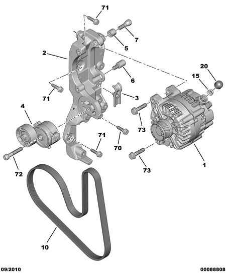 PSA 5751.F5 - Tendicinghia, Cinghia Poly-V www.autoricambi360.it