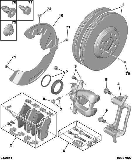 PSA 4246 P7 - Discofreno www.autoricambi360.it