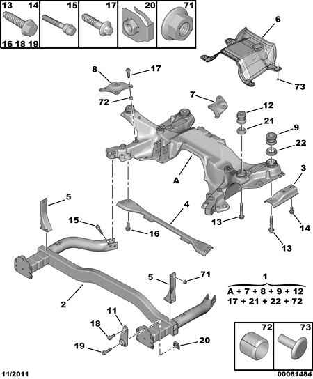 PSA 3504.35 - Supporto, Braccio oscillante www.autoricambi360.it