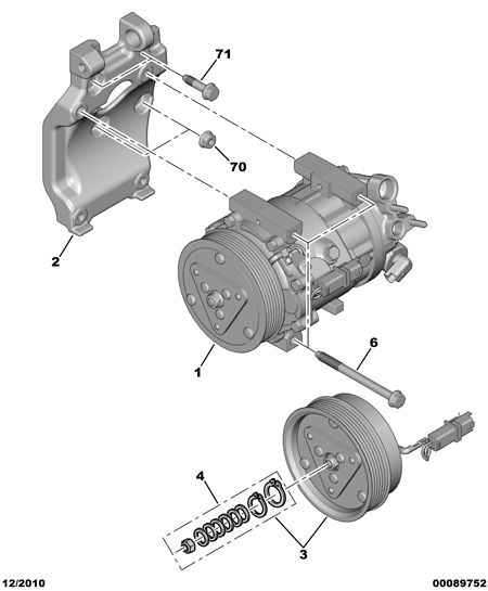 PSA 6453.WY - Compressore, Climatizzatore www.autoricambi360.it