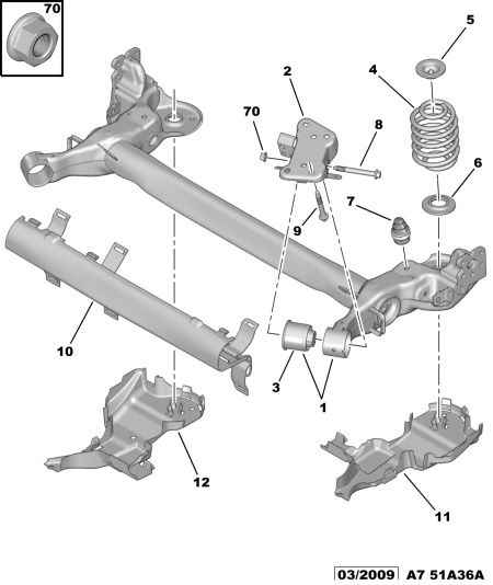 PSA 5131 F9 - Supporto, Braccio oscillante www.autoricambi360.it
