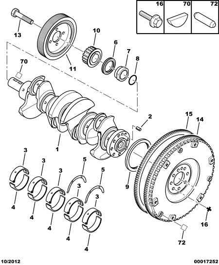 PSA 0515.R1 - Puleggia cinghia, Albero a gomiti www.autoricambi360.it