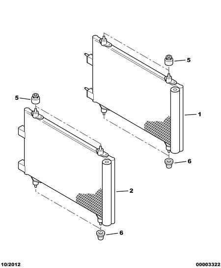 PSA 6455.AA - Condensatore, Climatizzatore www.autoricambi360.it