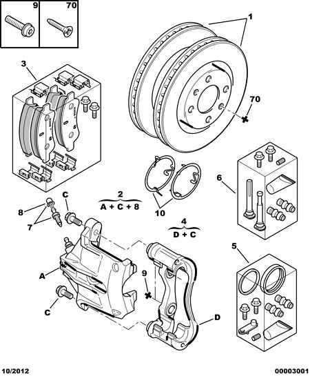 PSA 4254 71 - Kit pastiglie freno, Freno a disco www.autoricambi360.it