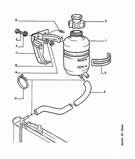PSA 1307.93 - Serbatoio compensazione, Refrigerante www.autoricambi360.it