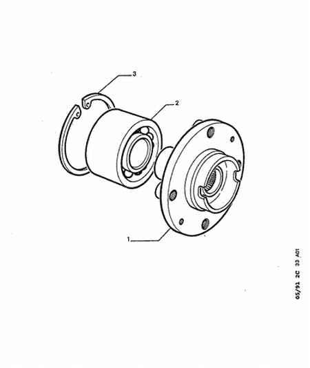 PSA 3345.35 - Kit cuscinetto ruota www.autoricambi360.it