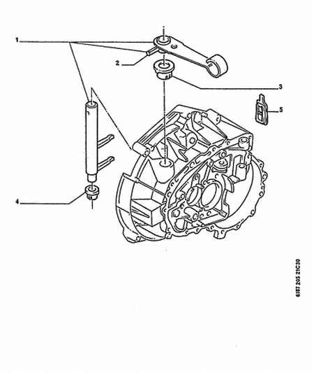 PSA 2175 12 - Boccola, Asta selezione / innesto www.autoricambi360.it