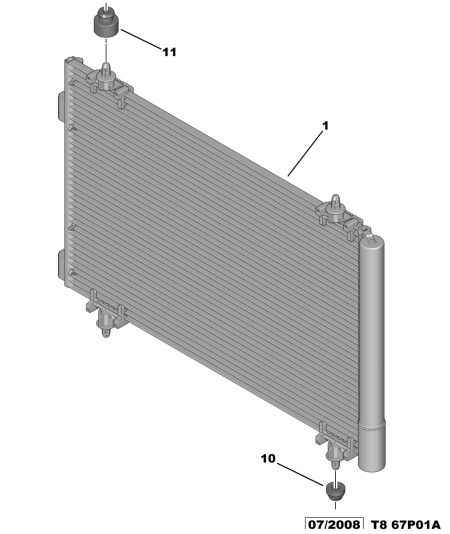 PSA 6455.GH - Condensatore, Climatizzatore www.autoricambi360.it
