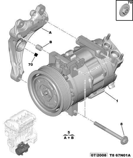PSA 6487.40 - Compressore, Climatizzatore www.autoricambi360.it