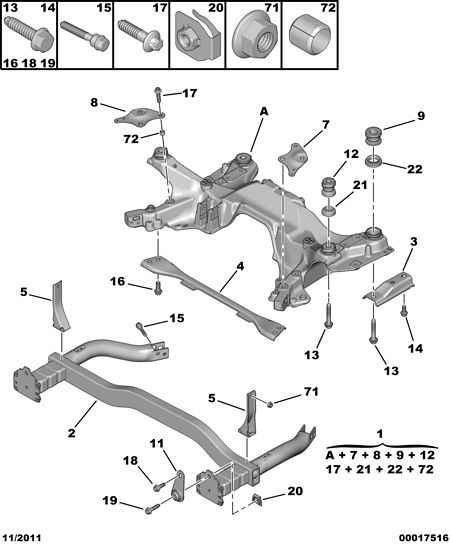 PSA 3504.35 - Supporto, Braccio oscillante www.autoricambi360.it
