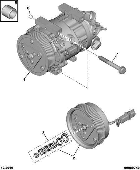 PSA 6453.WY - Compressore, Climatizzatore www.autoricambi360.it