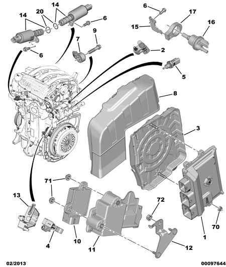 PSA 96 703 403 80 - Sensore, Temperatura refrigerante www.autoricambi360.it