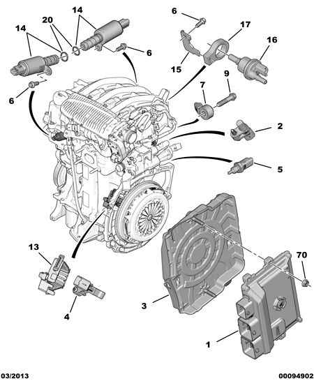 PSA 96 703 403 80 - Sensore, Temperatura refrigerante www.autoricambi360.it
