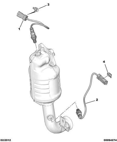 PSA 96 734 385 80 - Sonda lambda www.autoricambi360.it
