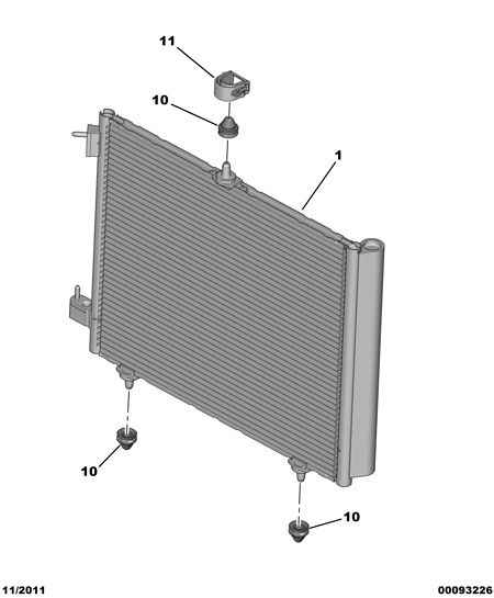 PSA 6455.JF - Condensatore, Climatizzatore www.autoricambi360.it