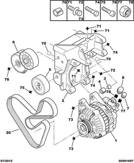 PSA 5705.4F - Alternatore www.autoricambi360.it