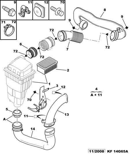 PSA 1444 QF - Filtro aria www.autoricambi360.it