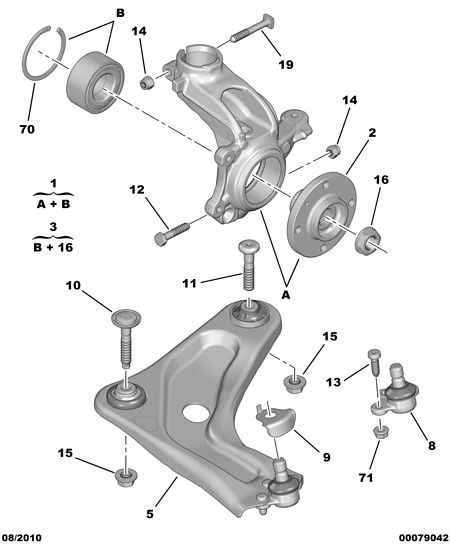 PSA 3307.76 - Kit cuscinetto ruota www.autoricambi360.it