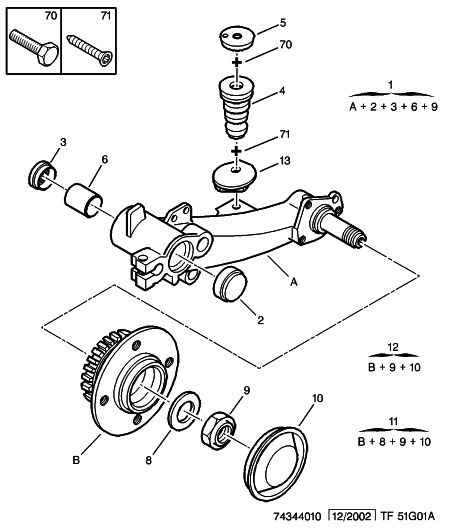 PSA 5132.60 - Kit riparazione, Braccio oscillante www.autoricambi360.it