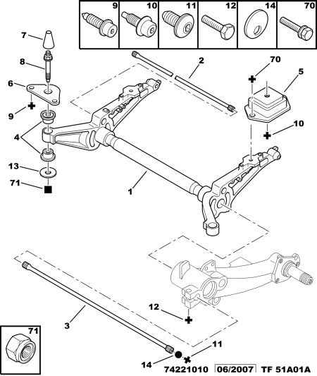 PSA 5131.47 - Supporto, Braccio oscillante www.autoricambi360.it