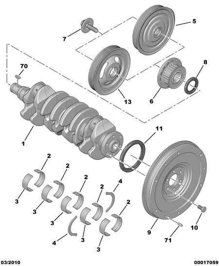 PSA 0516 A3 - Kit cinghie dentate www.autoricambi360.it