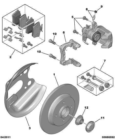 PSA 4254 20 - Kit pastiglie freno, Freno a disco www.autoricambi360.it