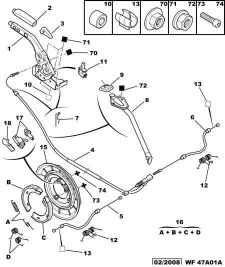 PSA 4241 K9 - Kit ganasce, Freno stazionamento www.autoricambi360.it