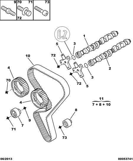 PSA 0816 H7 - Cinghia dentata www.autoricambi360.it