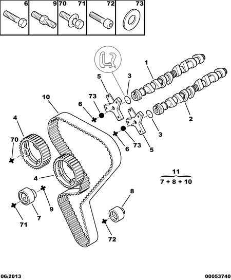 PSA 0816 H7 - Cinghia dentata www.autoricambi360.it