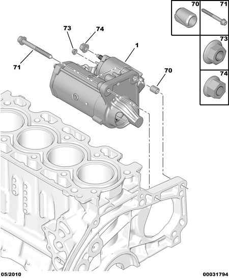 PSA 5802 FP - Motorino d'avviamento www.autoricambi360.it