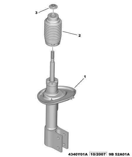 PSA 5208 77 - Ammortizzatore www.autoricambi360.it