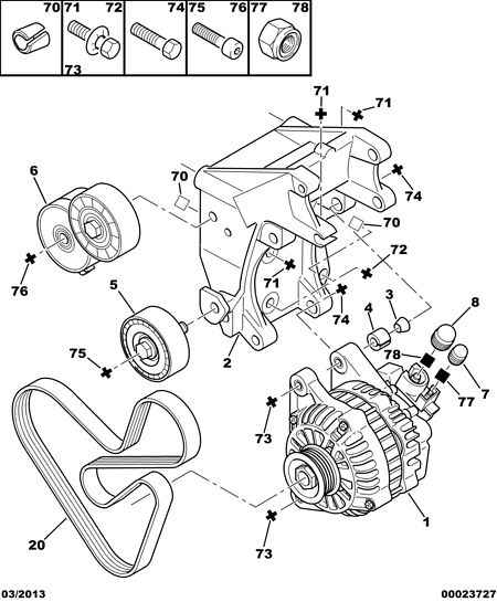 PSA 5705.4F - Alternatore www.autoricambi360.it