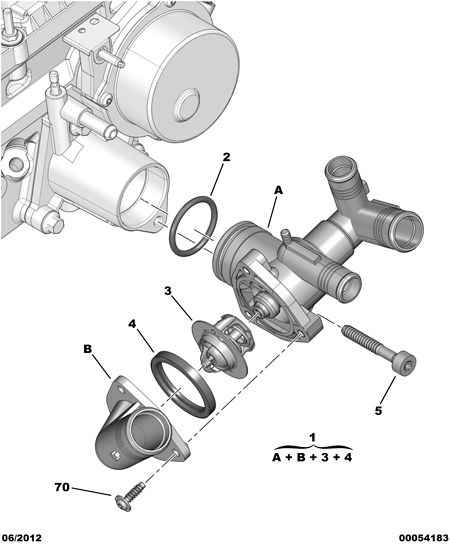FORD 1338.F5 - Termostato, Refrigerante www.autoricambi360.it