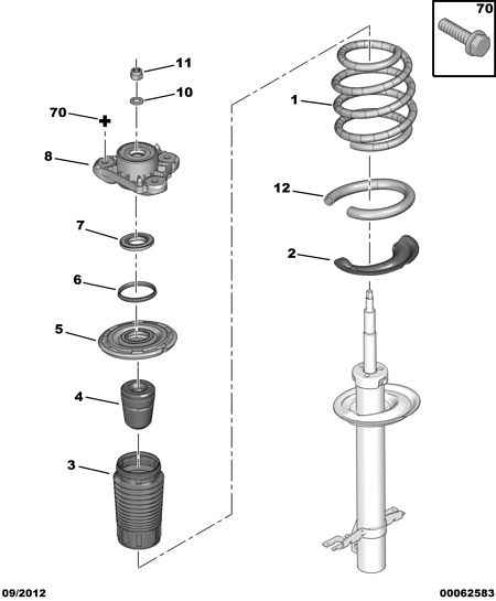 PSA 5038 F3 - Supporto ammortizzatore a molla www.autoricambi360.it
