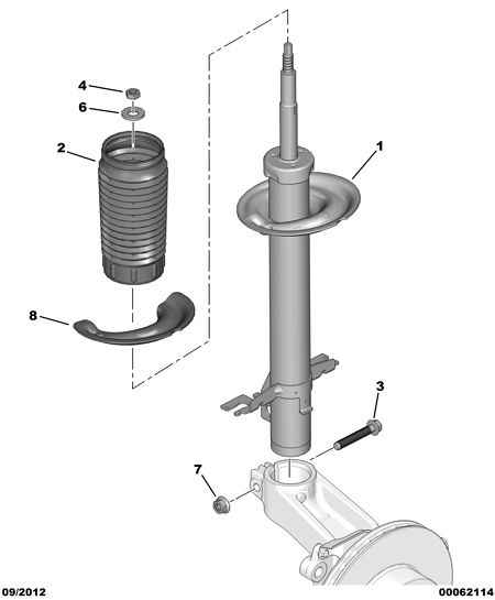 FCA 5033 A6 - Kit parapolvere, Ammortizzatore www.autoricambi360.it
