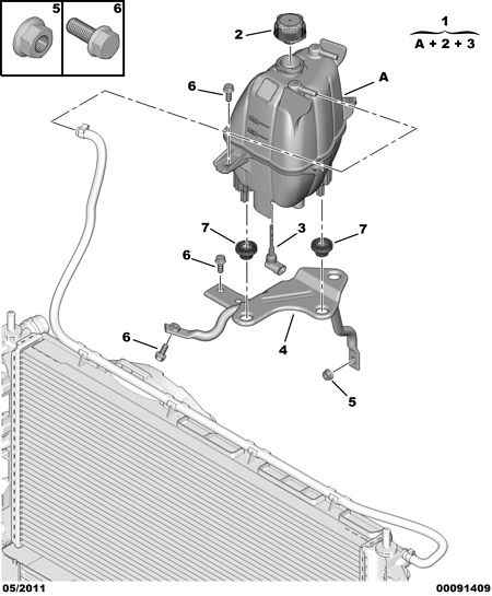 PSA 1323 Y3 - Serbatoio compensazione, Refrigerante www.autoricambi360.it