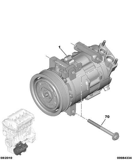 PSA 6487 39 - Compressore, Climatizzatore www.autoricambi360.it