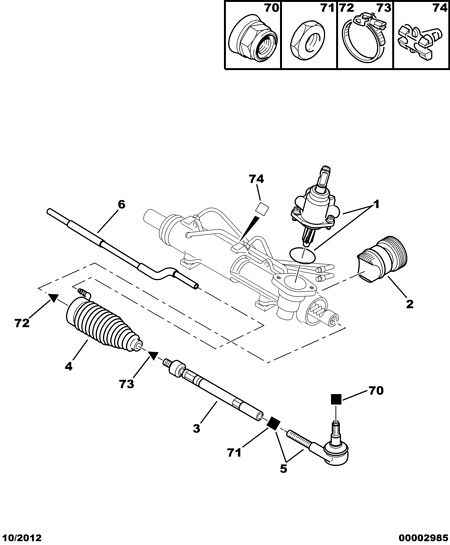 PSA 3812.E5 - Giunto assiale, Asta trasversale www.autoricambi360.it
