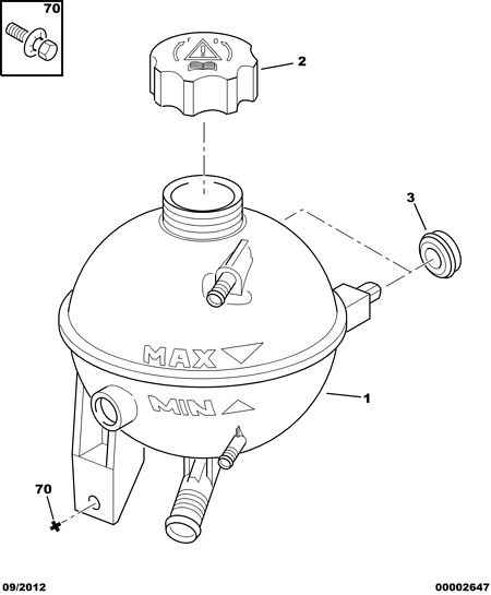PSA 1323.A3 - Serbatoio compensazione, Refrigerante www.autoricambi360.it
